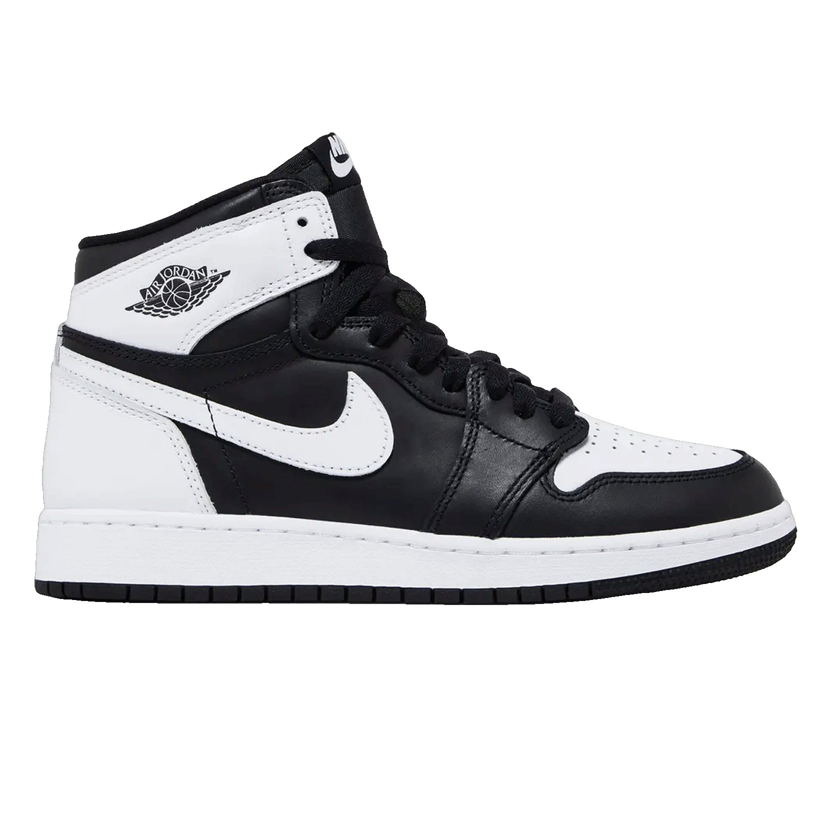 Nike Air Jordan 1 Retro High OG Black White (GS)