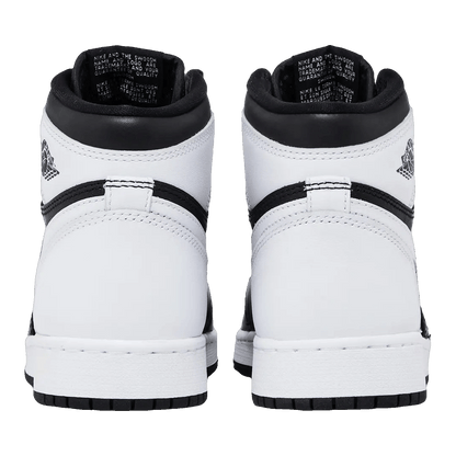 Nike Air Jordan 1 Retro High OG Black White (GS) Back