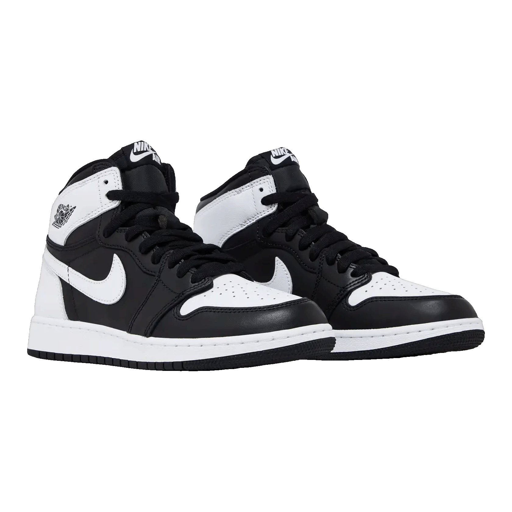 Nike Air Jordan 1 Retro High OG Black White (GS) Side
