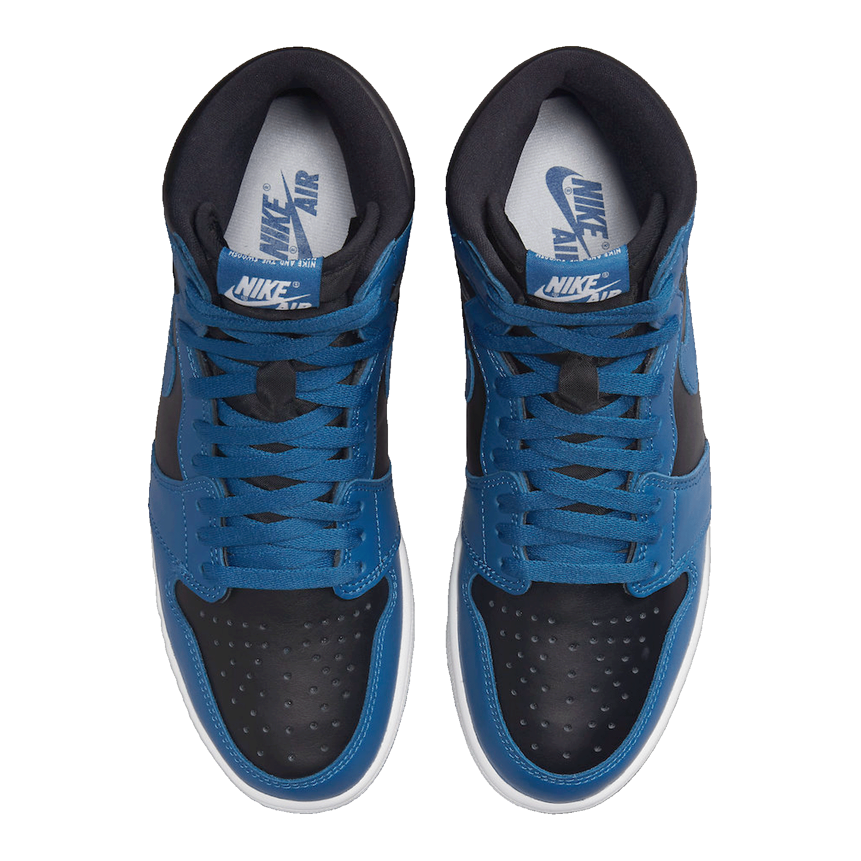Nike Air Jordan 1 Retro High OG Dark Marina Blue (GS) Oben