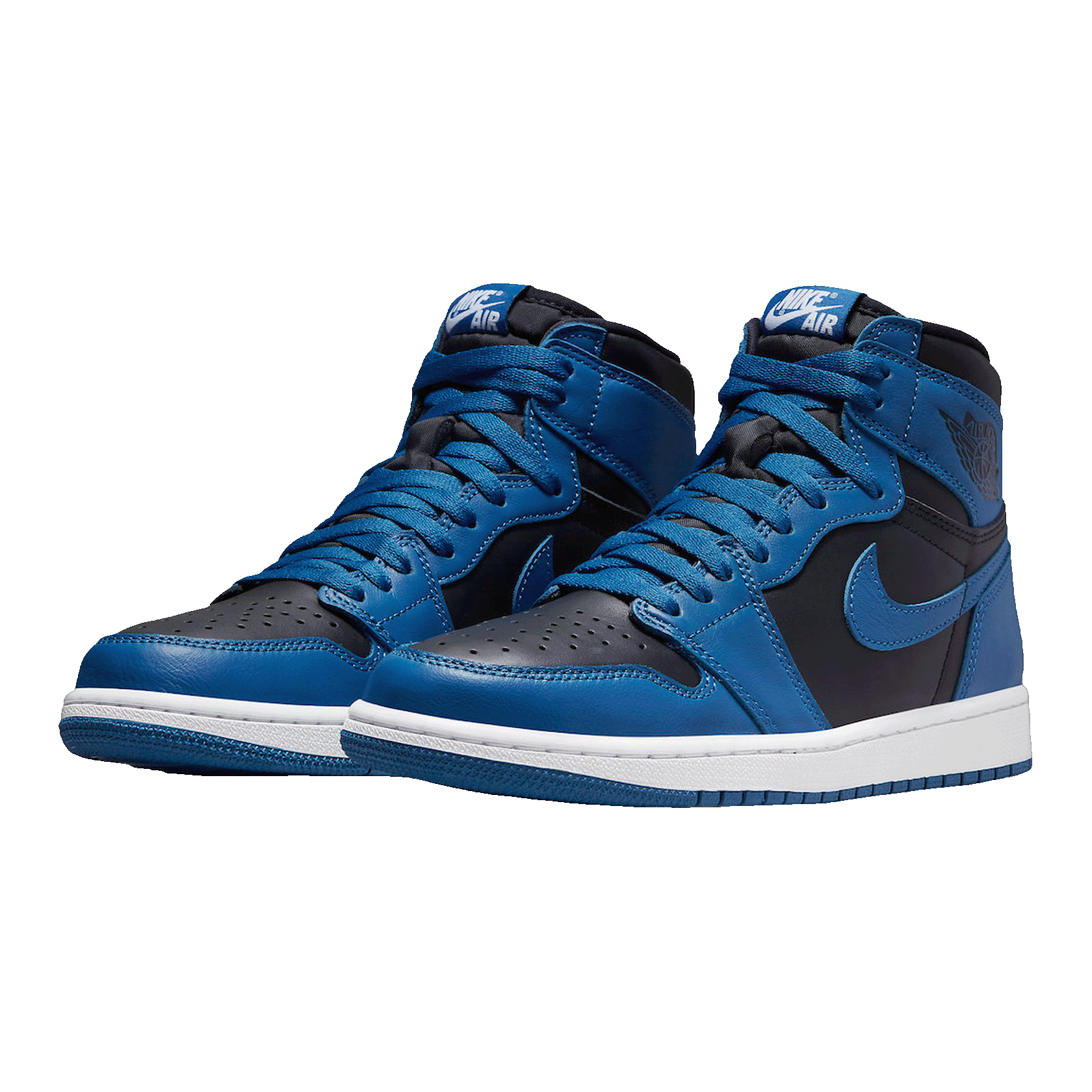 Nike Air Jordan 1 Retro High OG Dark Marina Blue (GS) Side