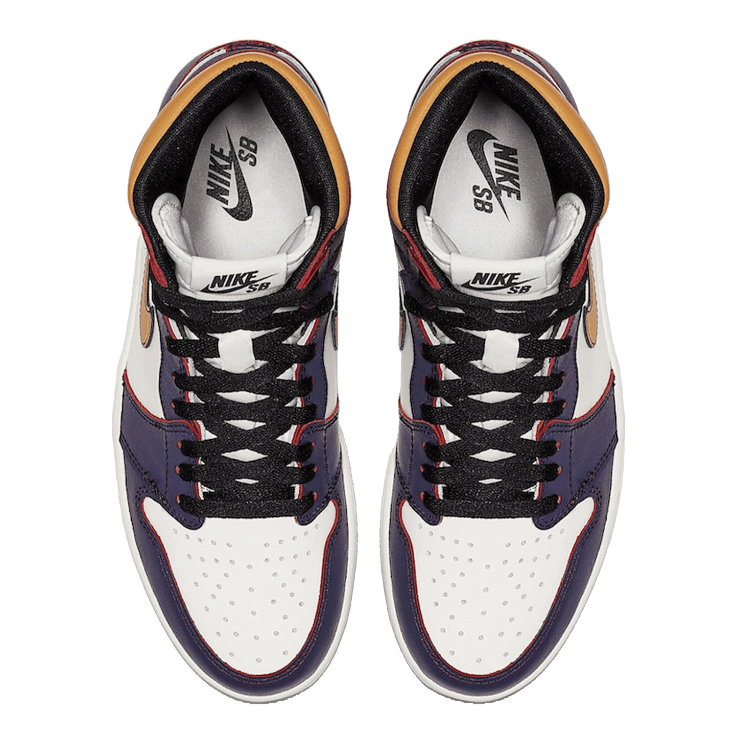 Nike Air Jordan 1 Retro High OG Defiant SB LA to Chicago Oben