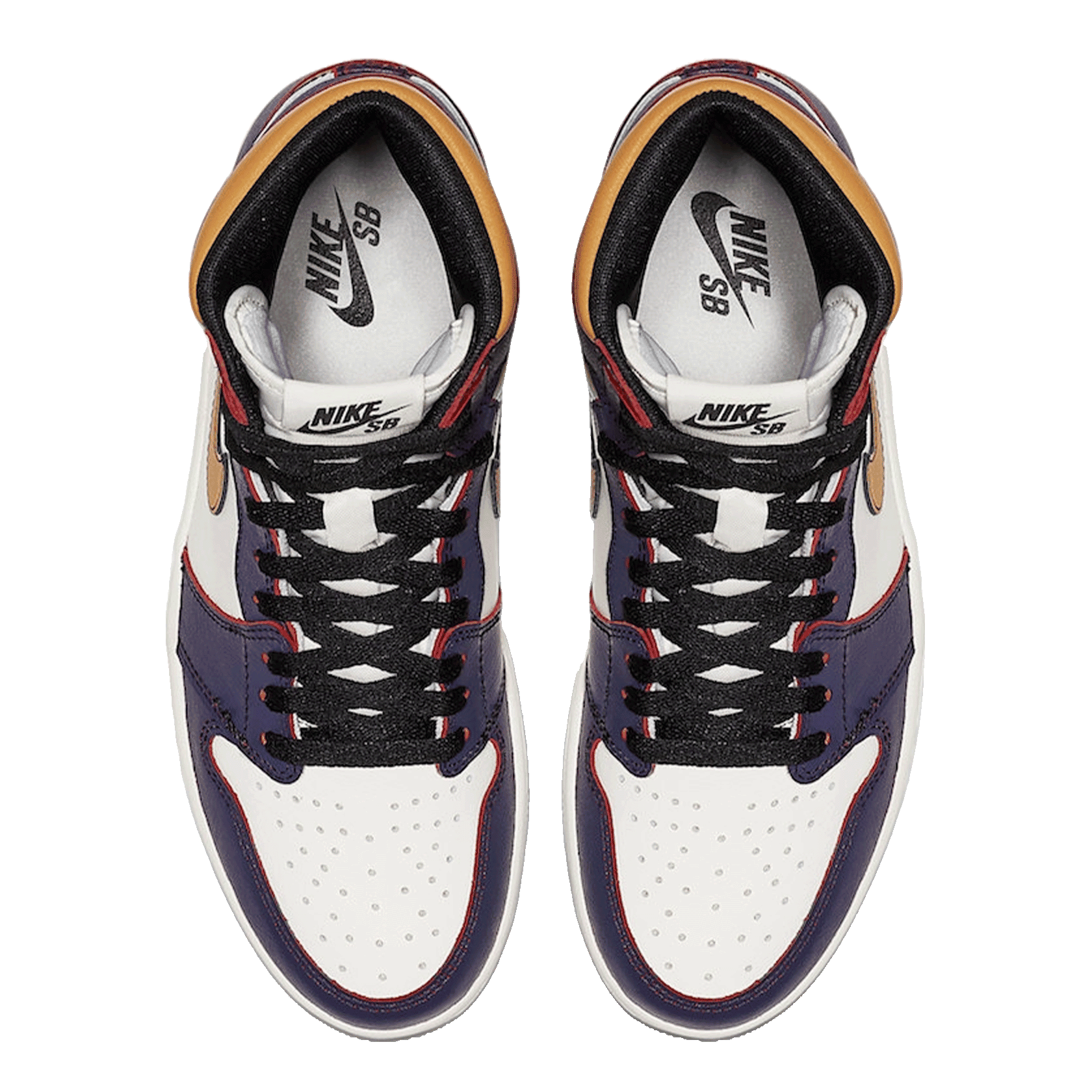 Nike Air Jordan 1 Retro High OG Defiant SB LA to Chicago Oben