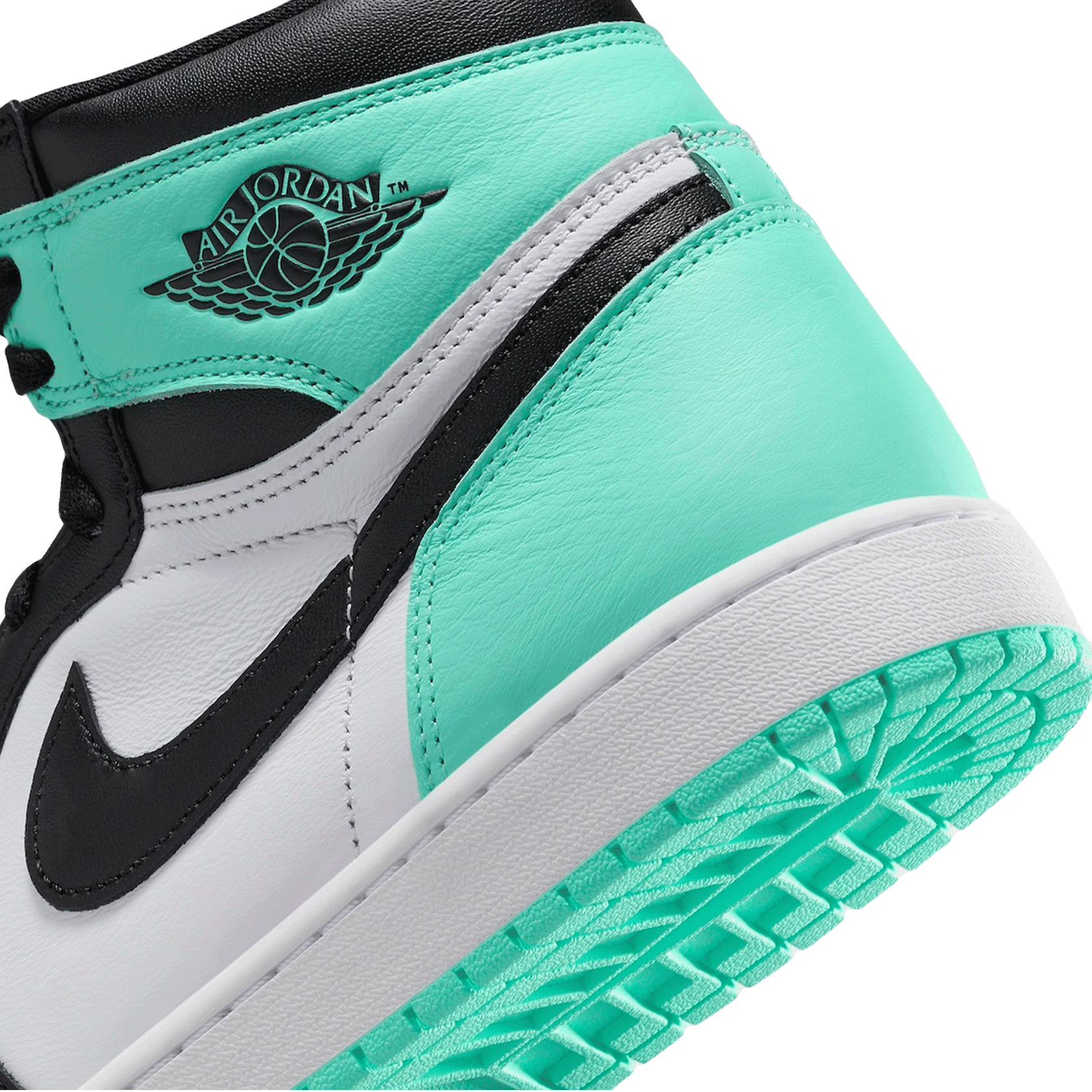 Nike Air Jordan 1 Retro High OG Green Glow Detail