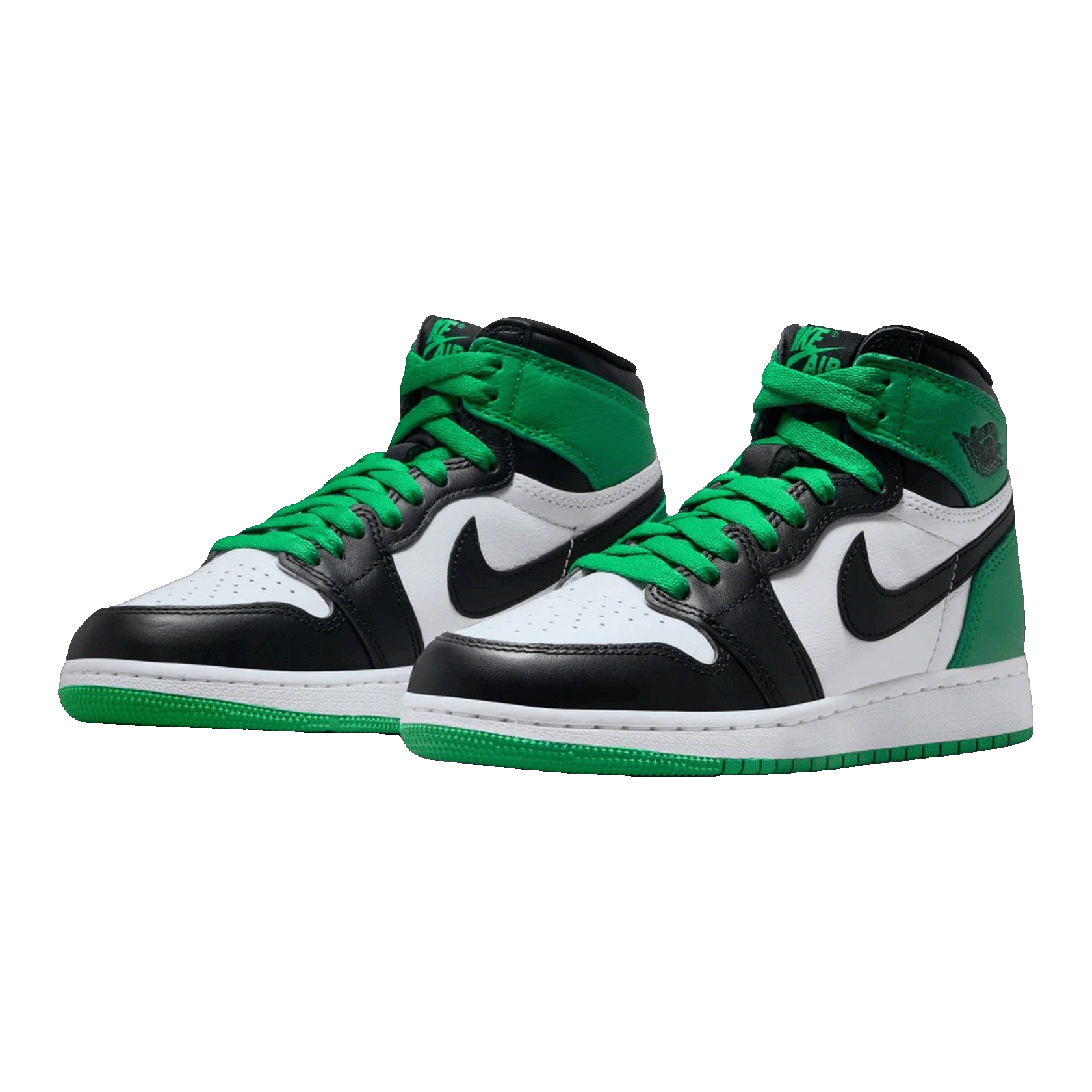 Nike Air Jordan 1 Retro High OG Lucky Green (GS) Side