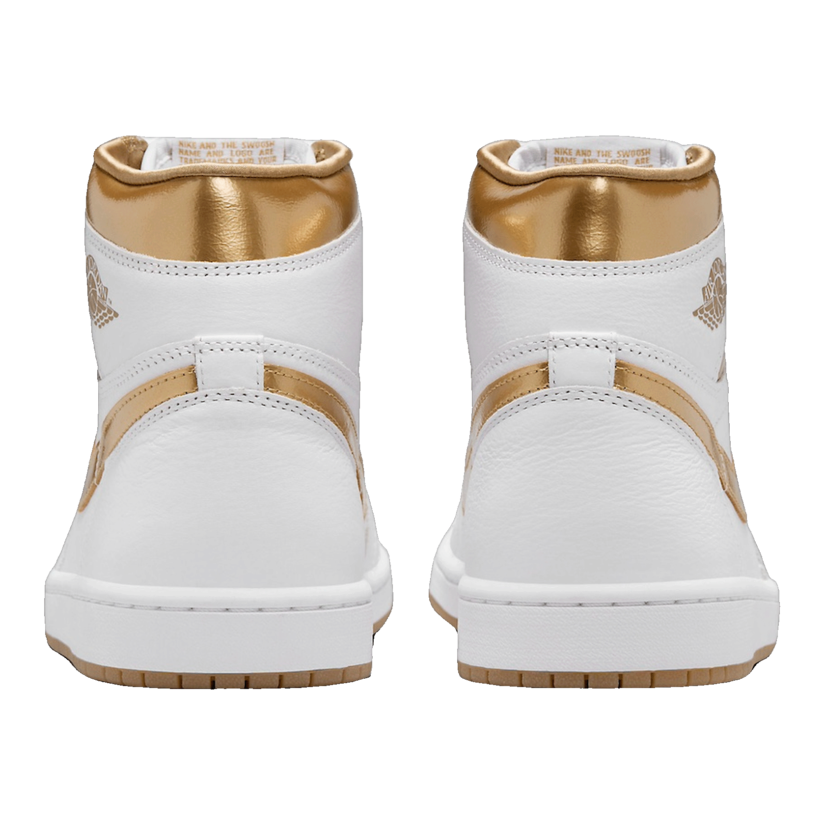 Nike Air Jordan 1 Retro High OG Metallic Gold (W) Back