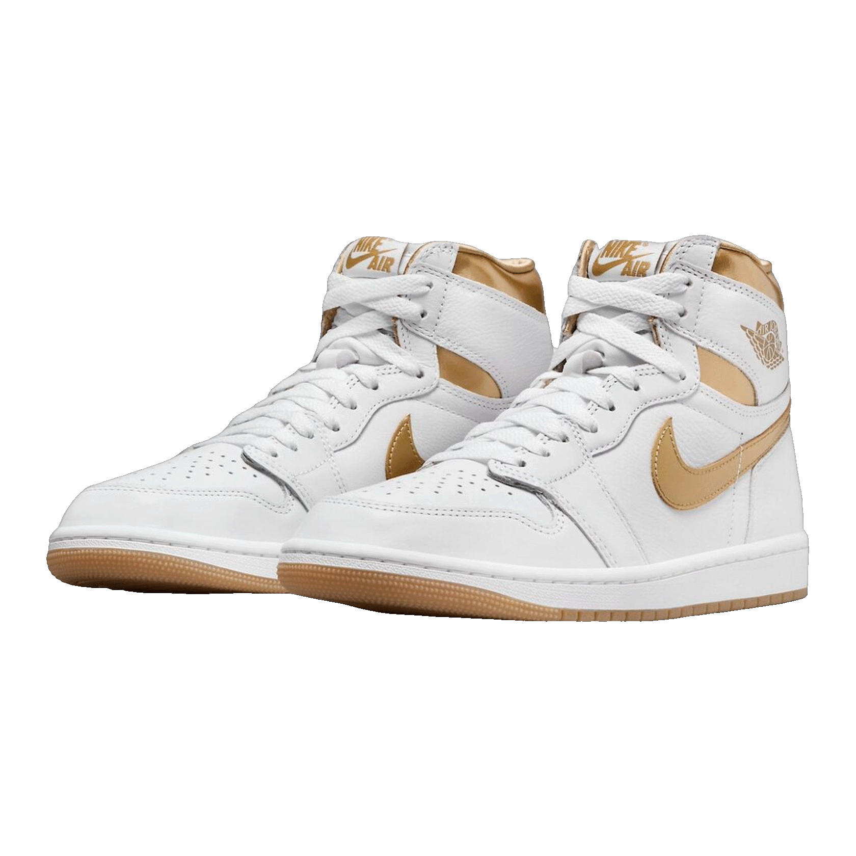 Nike Air Jordan 1 Retro High OG Metallic Gold (W) Side