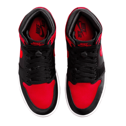 Nike Air Jordan 1 Retro High OG Satin Bred (W) Oben