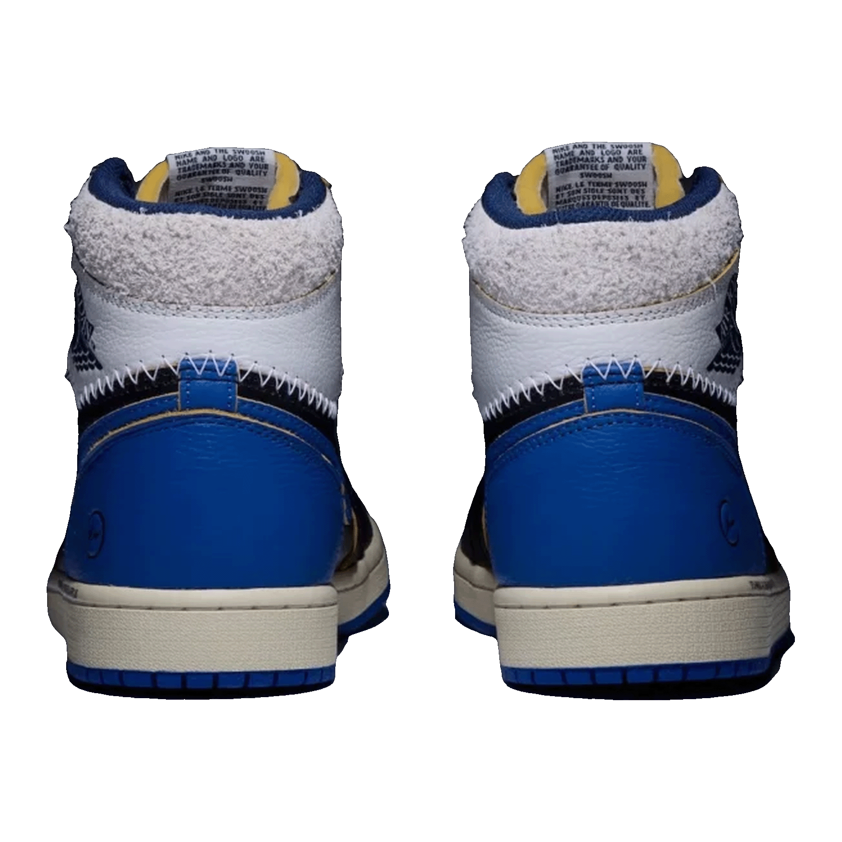 Nike Air Jordan 1 Retro High OG SP Fragment x Union LA Sport Royal Back IO7847-001