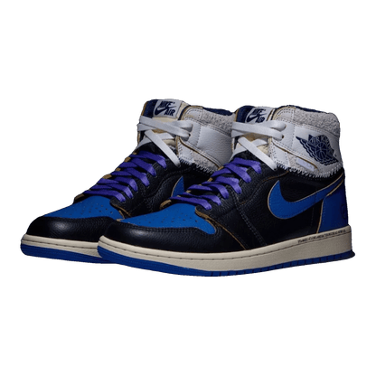 Nike Air Jordan 1 Retro High OG SP Fragment x Union LA Sport Royal Side IO7847-001