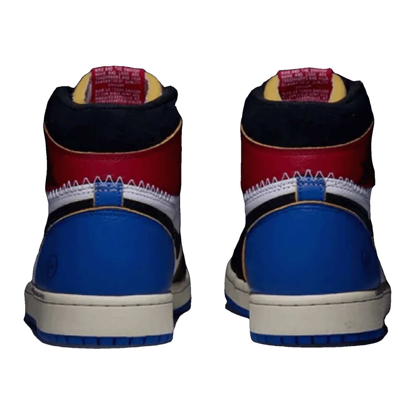 Nike Air Jordan 1 Retro High OG SP Fragment x Union LA Varsity Red Sport Royal Back IO7847-002