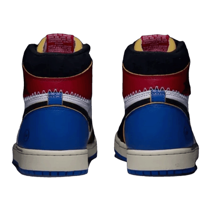 Nike Air Jordan 1 Retro High OG SP Fragment x Union LA Varsity Red Sport Royal Back IO7847-002