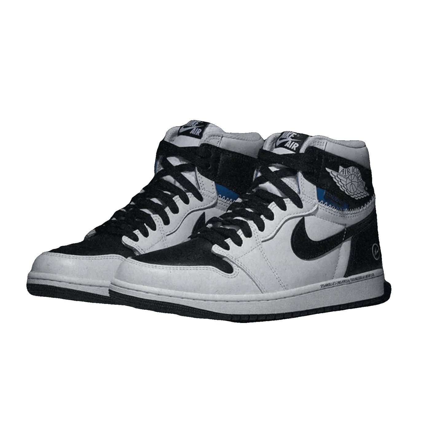 Nike Air Jordan 1 Retro High OG SP Fragment x Union LA White Black Side II7282-100