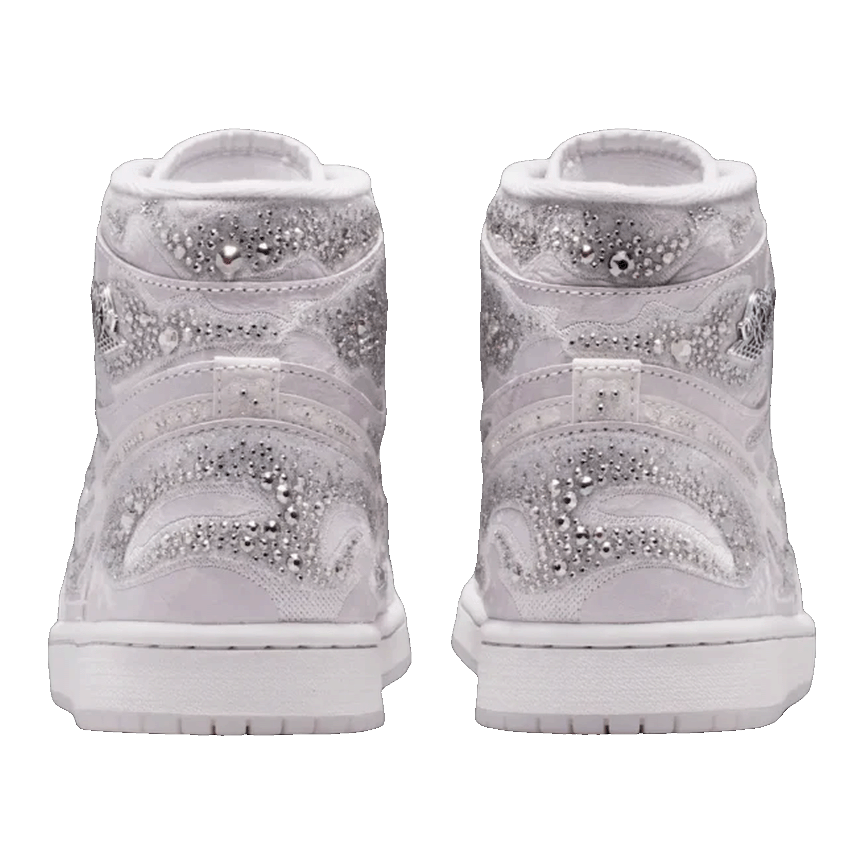 Nike Air Jordan 1 Retro High OG Swarovski Vast Grey (W) Back HF6248-002