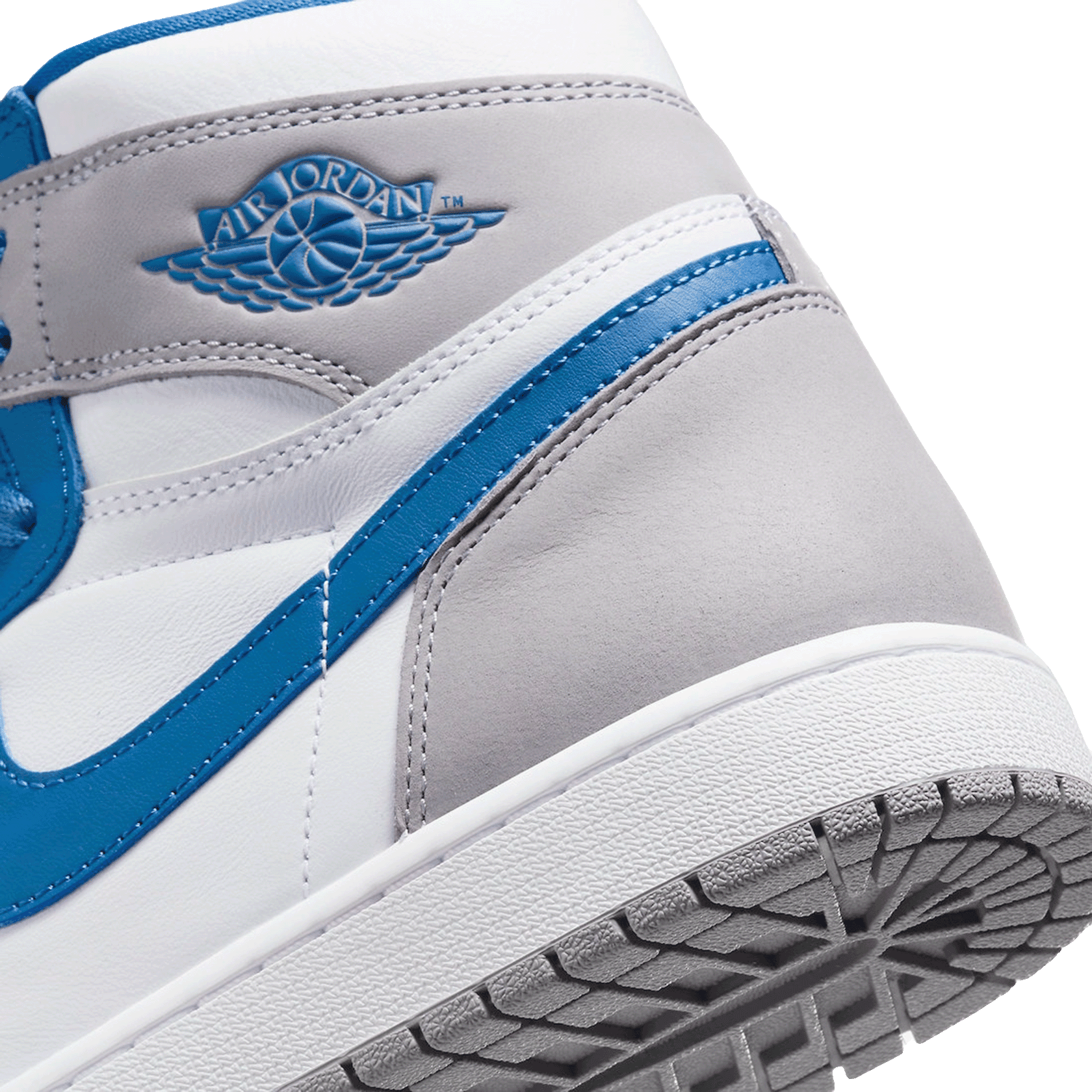 Nike Air Jordan 1 Retro High OG True Blue (GS) Detail