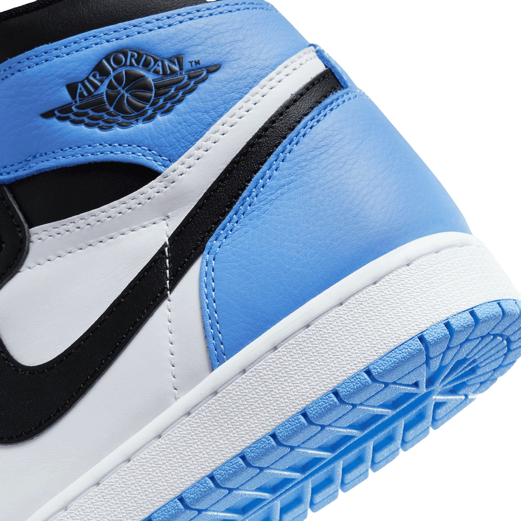 Nike Air Jordan 1 Retro High OG UNC Toe Detail