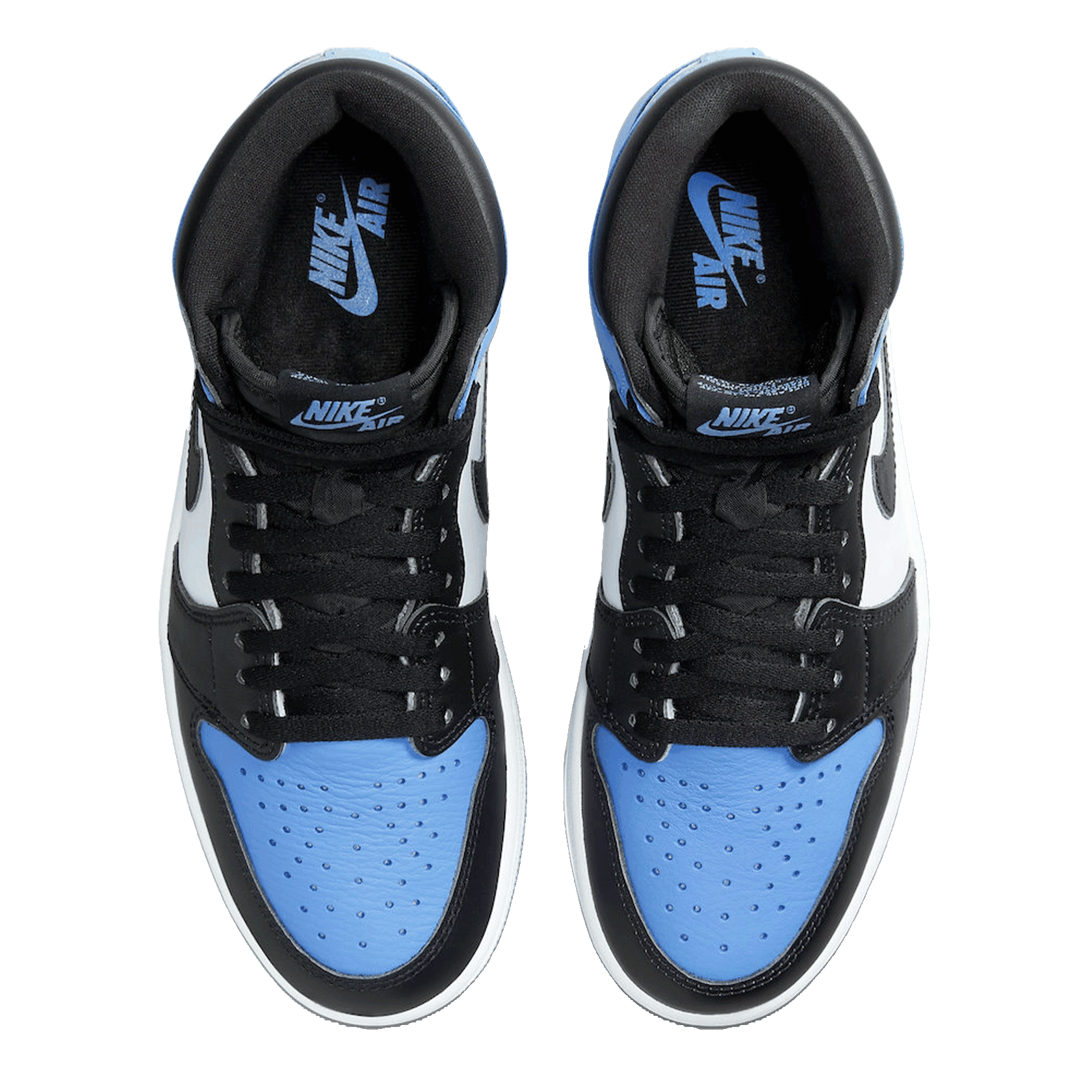 Nike Air Jordan 1 Retro High OG UNC Toe Oben