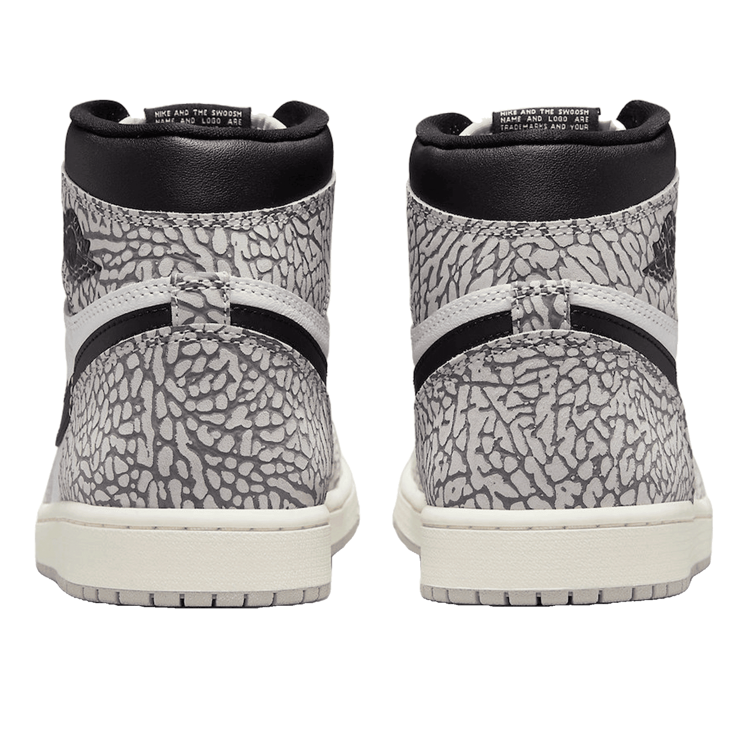 Nike Air Jordan 1 Retro High OG White Cement Back