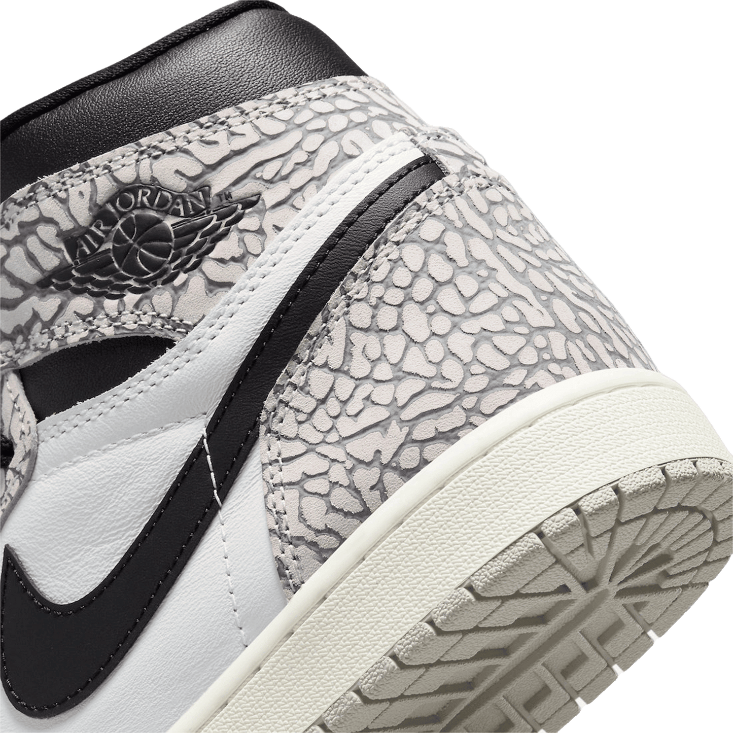 Nike Air Jordan 1 Retro High OG White Cement Detail