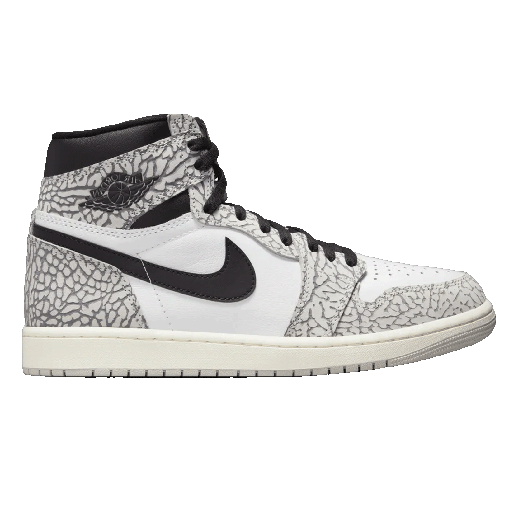Nike Air Jordan 1 Retro High OG White Cement (GS)