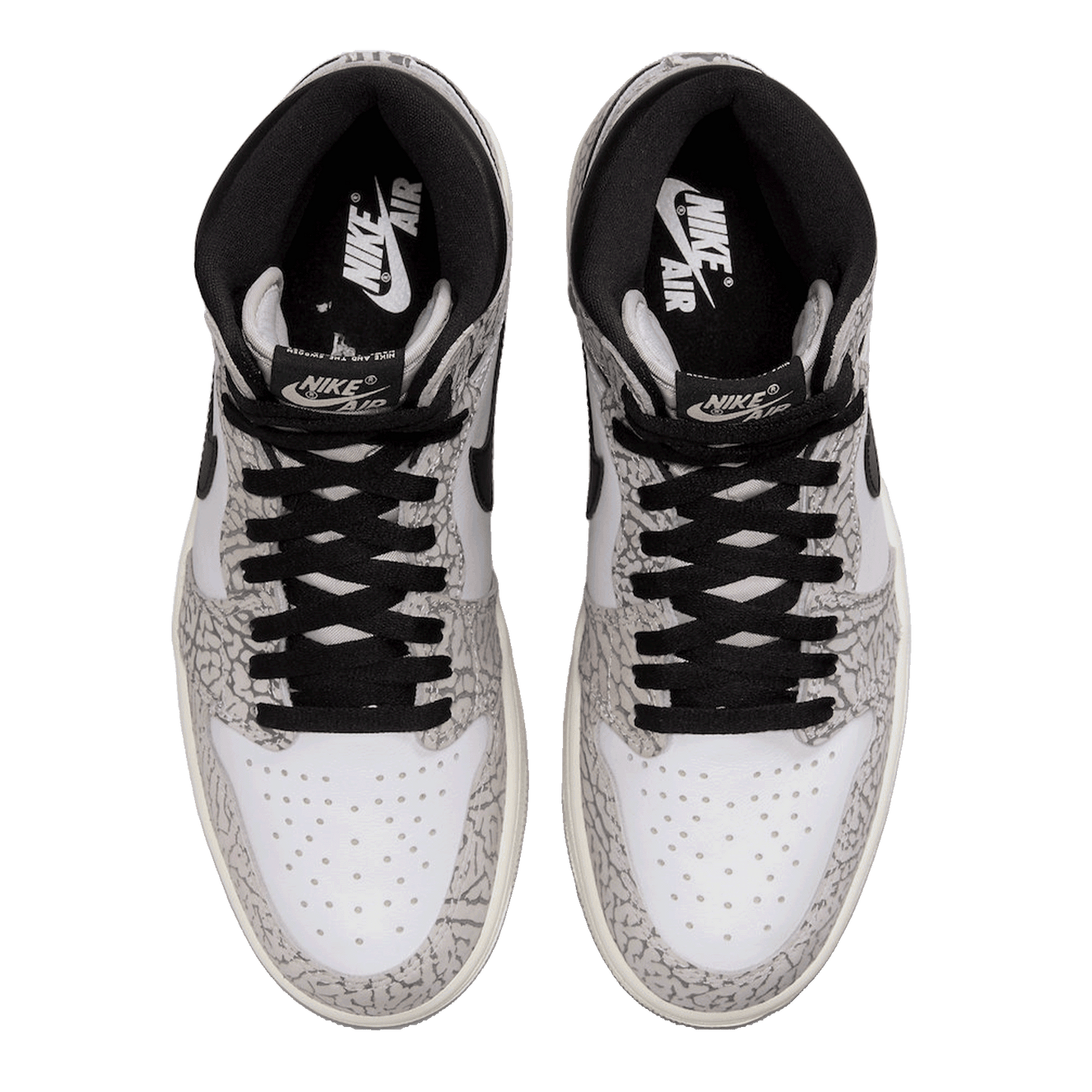 Nike Air Jordan 1 Retro High OG White Cement Oben