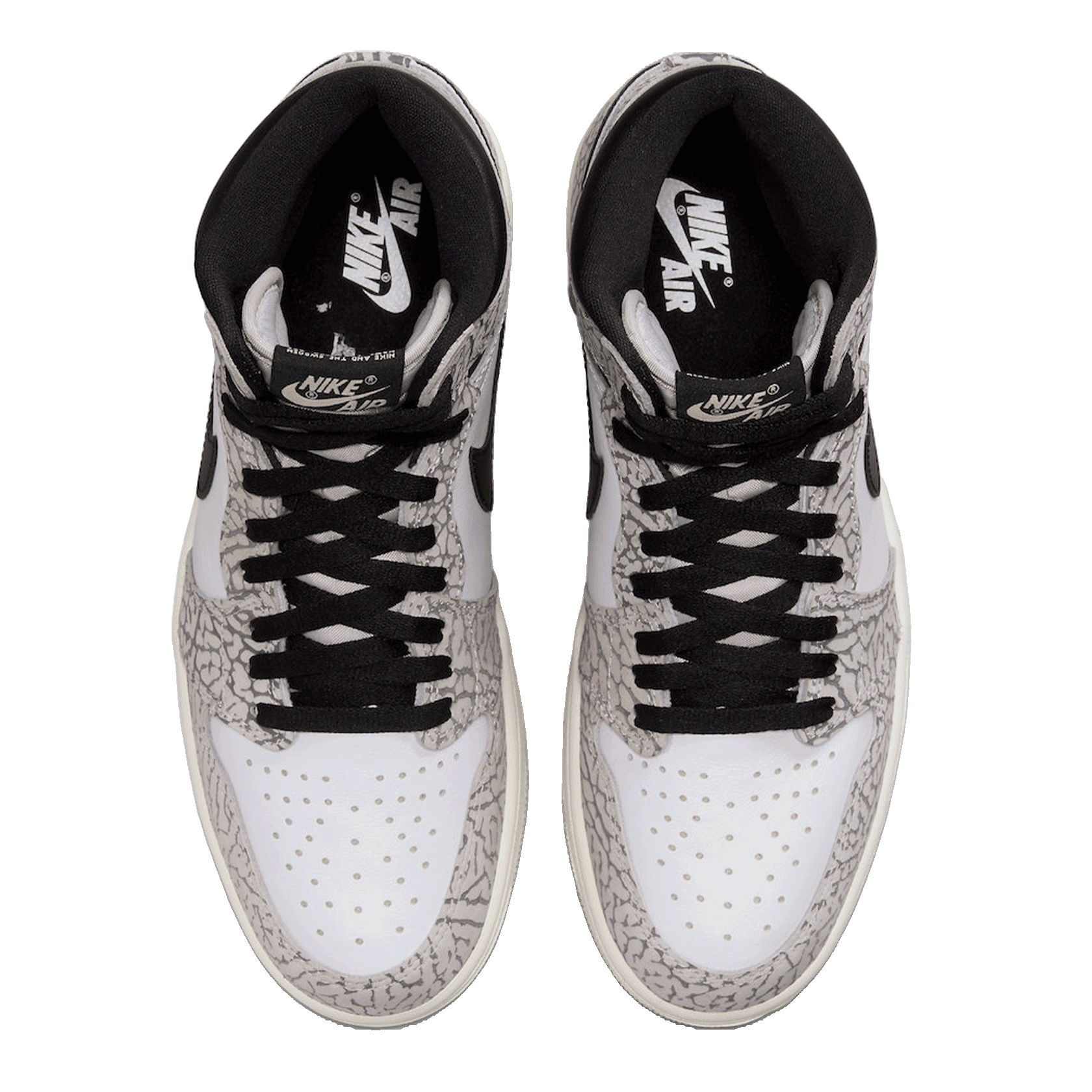 Nike Air Jordan 1 Retro High OG White Cement Oben
