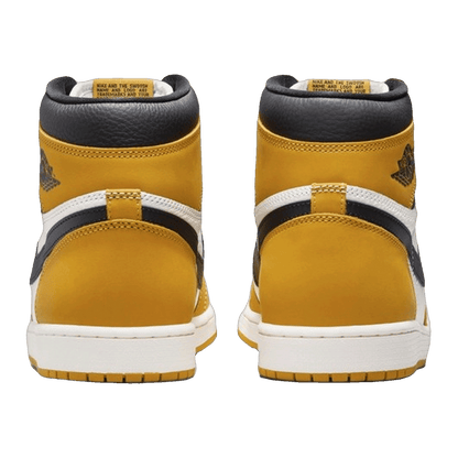 Nike Air Jordan 1 Retro High OG Yellow Ochre (GS) Back
