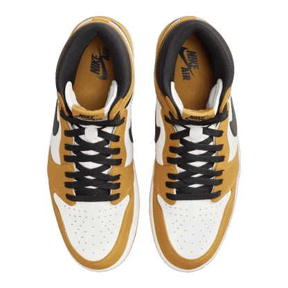 Nike Air Jordan 1 Retro High OG Yellow Ochre (GS) Oben