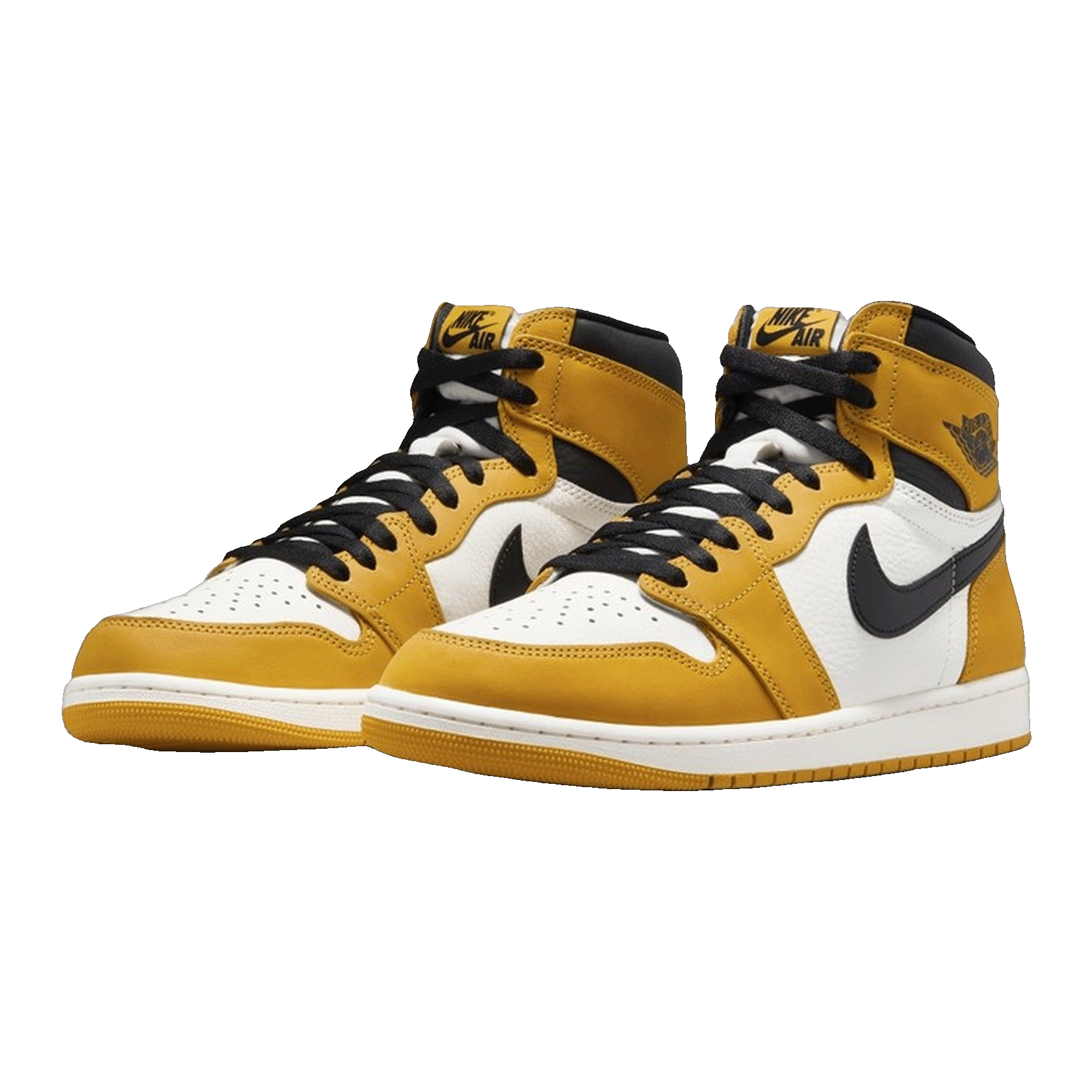 Nike Air Jordan 1 Retro High OG Yellow Ochre (GS) Side