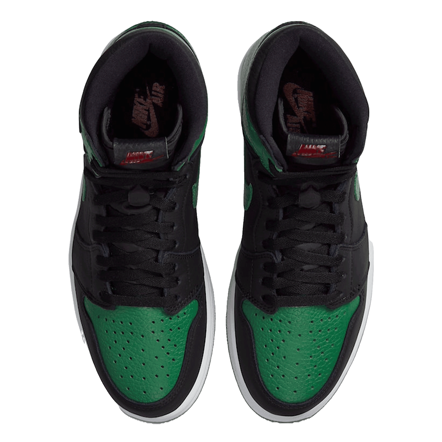 Nike Air Jordan 1 Retro High Pine Green Black Oben