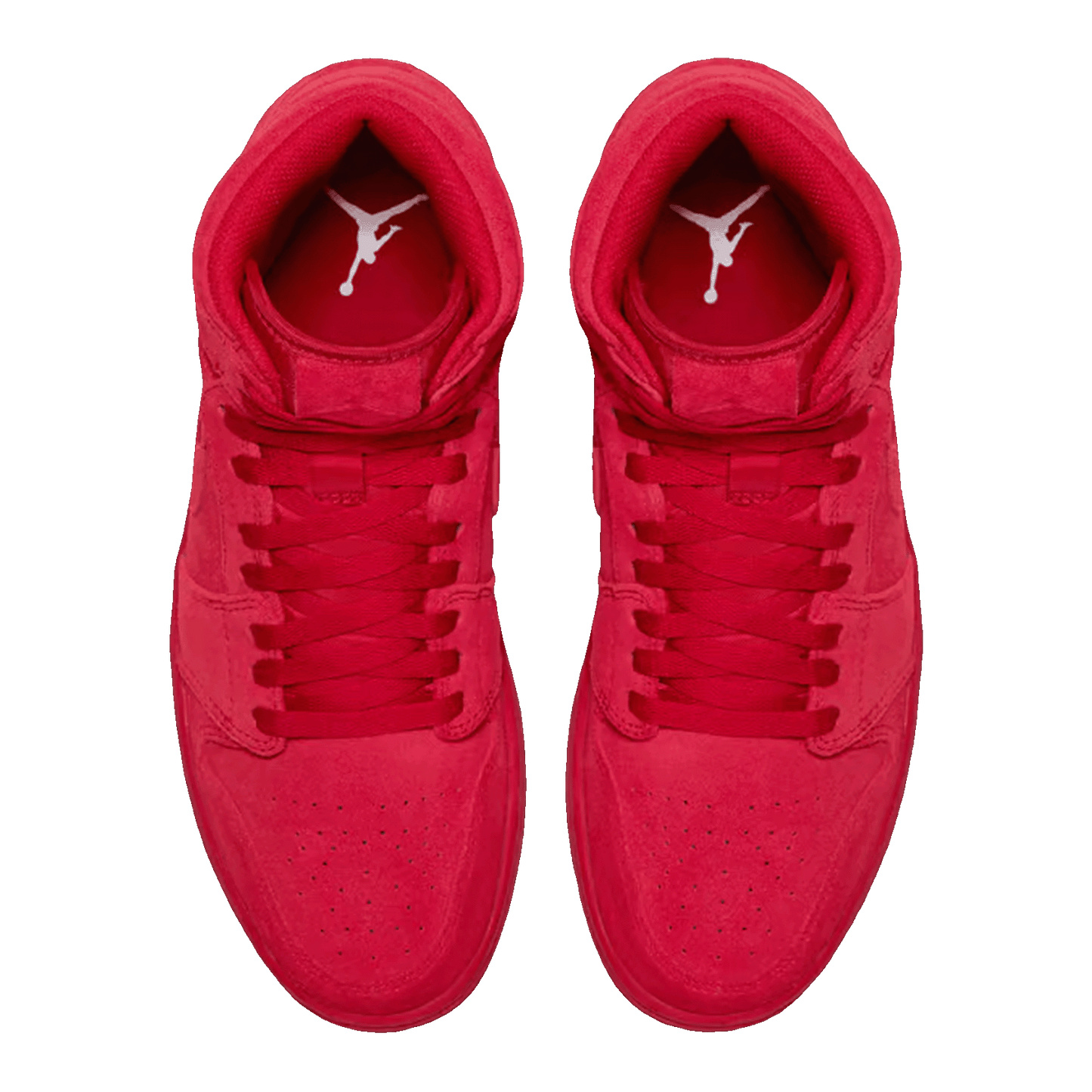Nike Air Jordan 1 Retro High Red Suede Oben