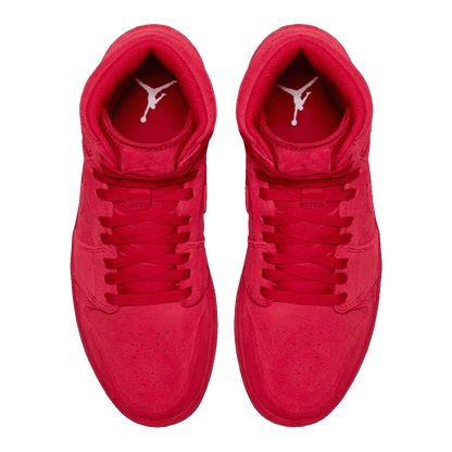 Nike Air Jordan 1 Retro High Red Suede Oben