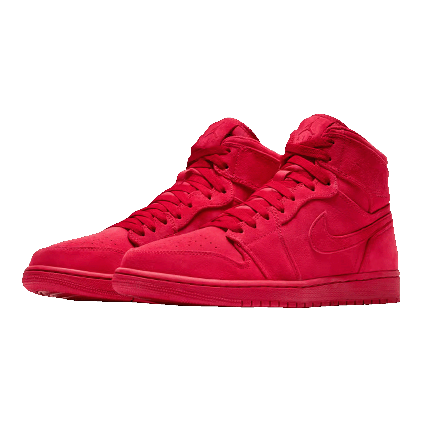 Nike Air Jordan 1 Retro High Red Suede Side