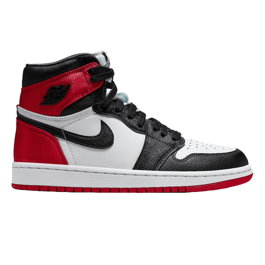 Nike Air Jordan 1 Retro High Satin Black Toe (W)