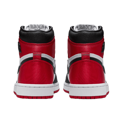 Nike Air Jordan 1 Retro High Satin Black Toe (W) Back