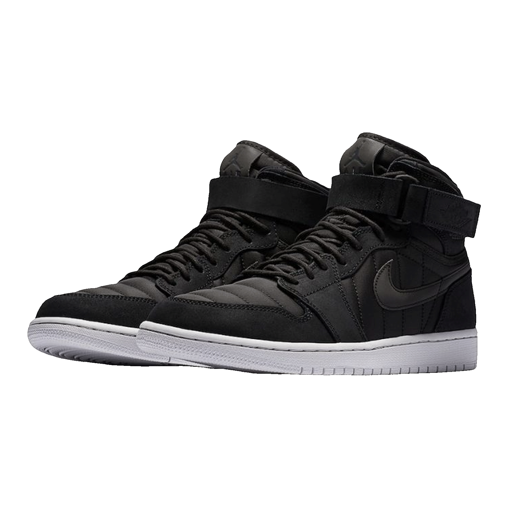 Nike Air Jordan 1 Retro High Strap Black Anthracite Side