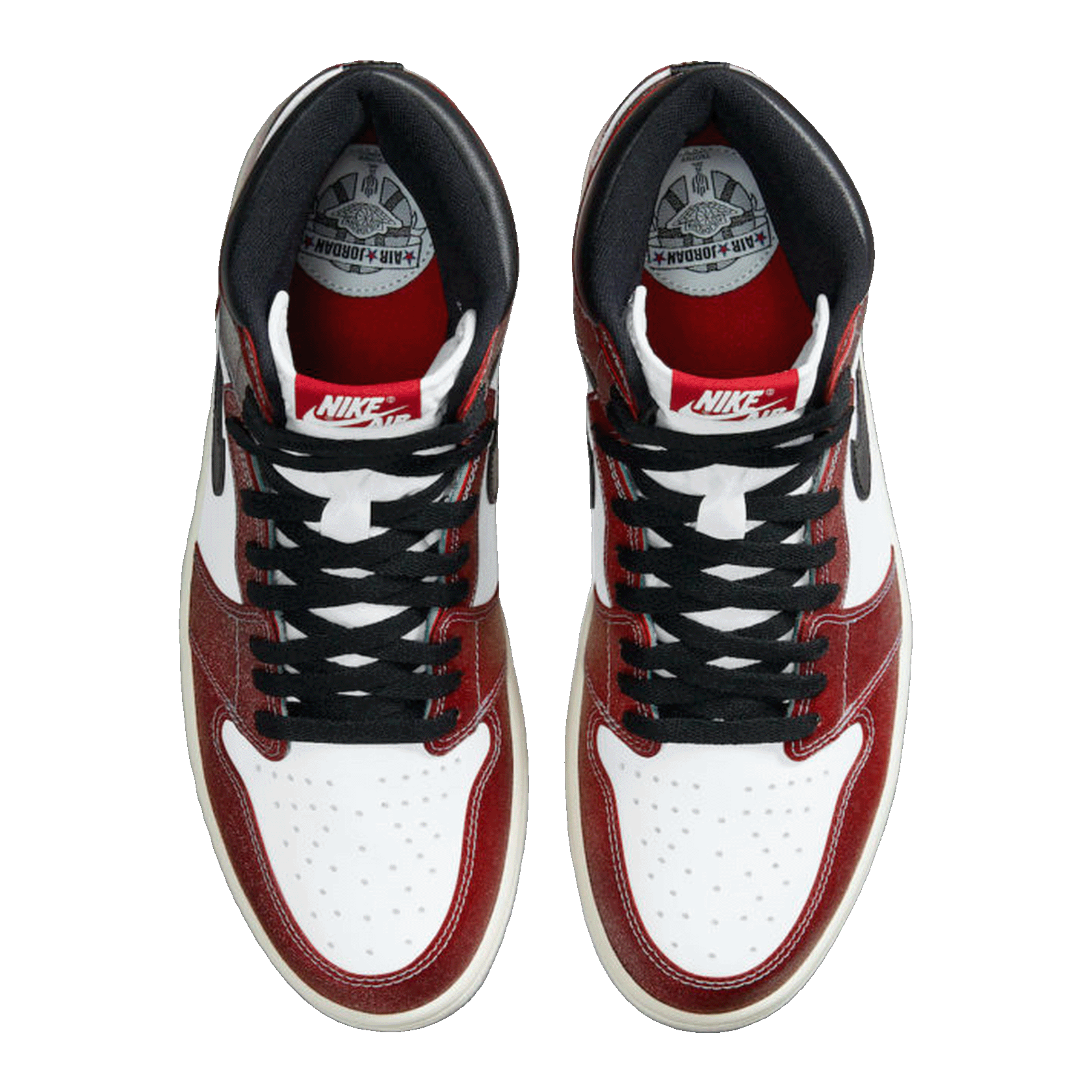 Nike Air Jordan 1 Retro High Trophy Room Chicago (Friends and Family) (W/ Blue Laces) Oben