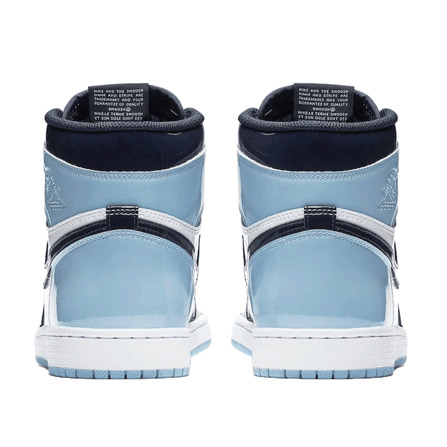 Nike Air Jordan 1 Retro High UNC Patent (W) Back