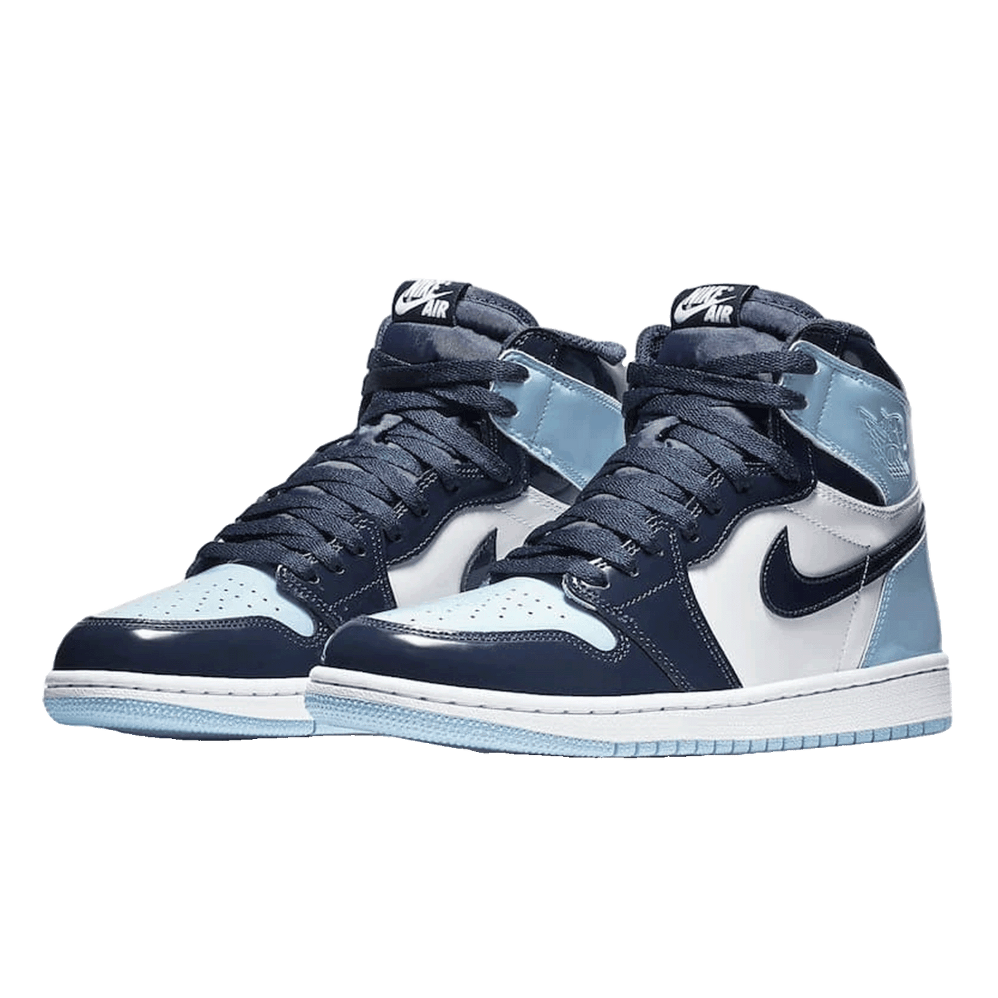 Nike Air Jordan 1 Retro High UNC Patent (W) Side