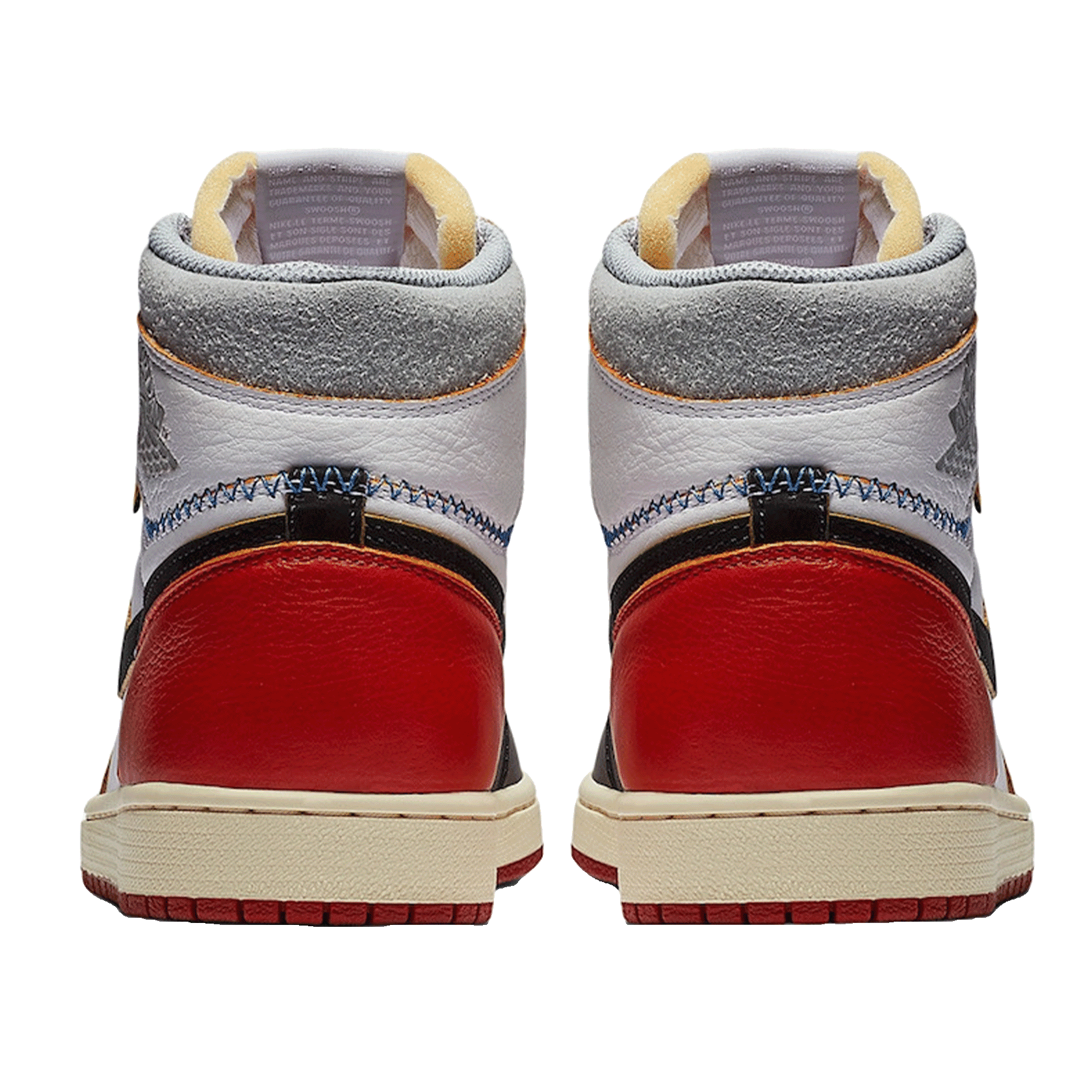 Nike Air Jordan 1 Retro High Union Los Angeles Black Toe Back