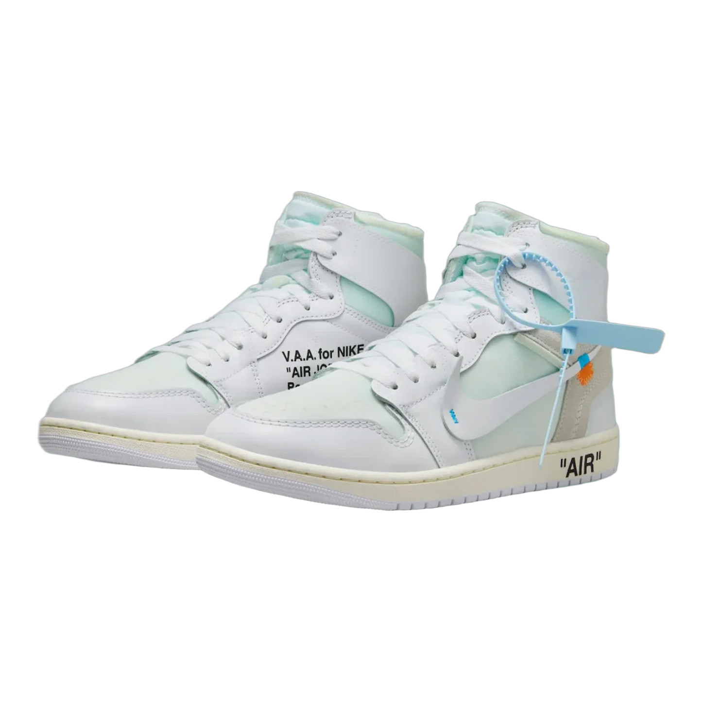 Nike Air Jordan 1 Retro High Virgil Abloh Archive Alaska AA3834-100 Side