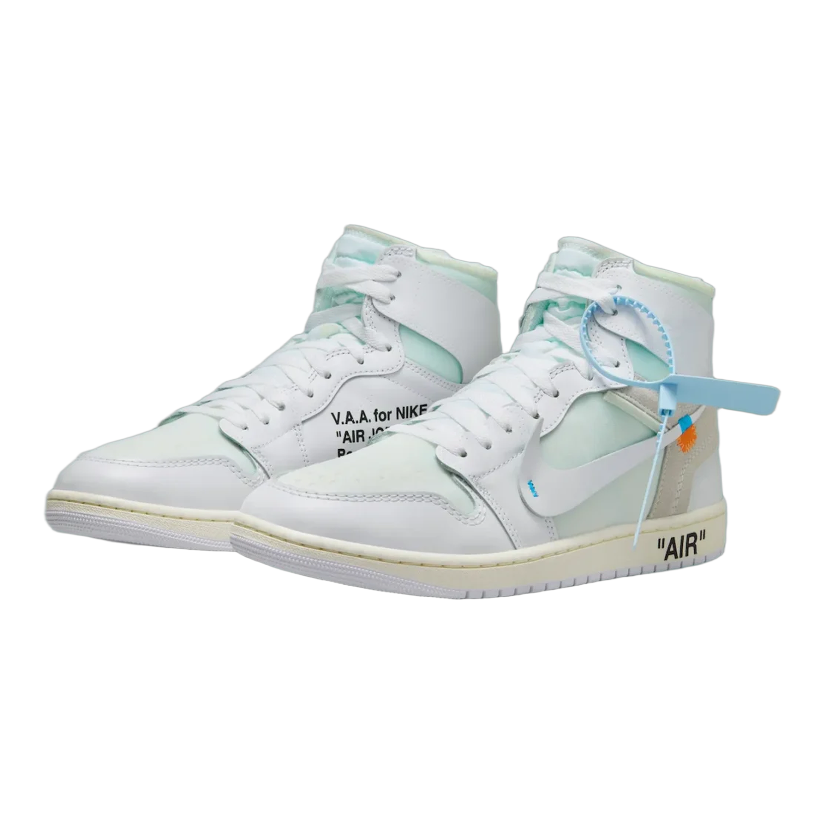 Nike Air Jordan 1 Retro High Virgil Abloh Archive Alaska AA3834-100 Side