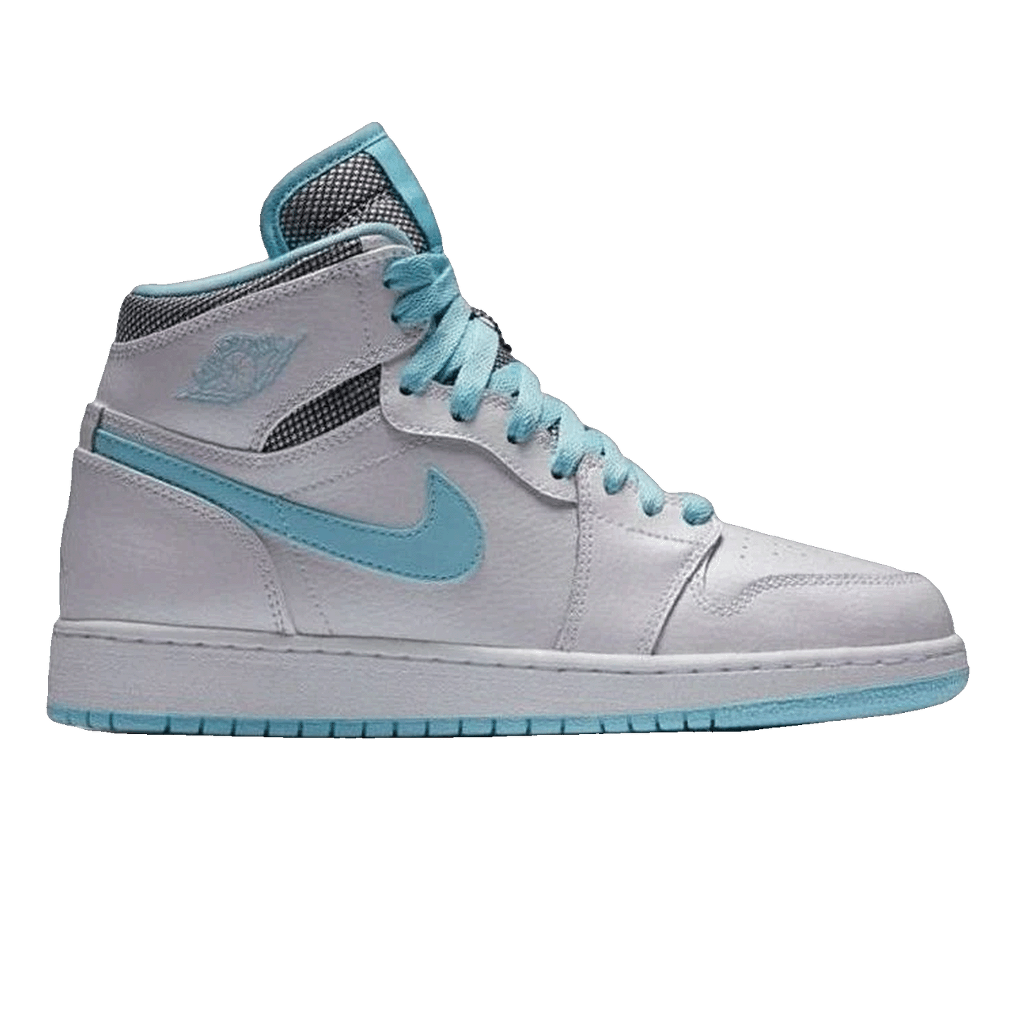 Nike Air Jordan 1 Retro High White Still Blue (GS)