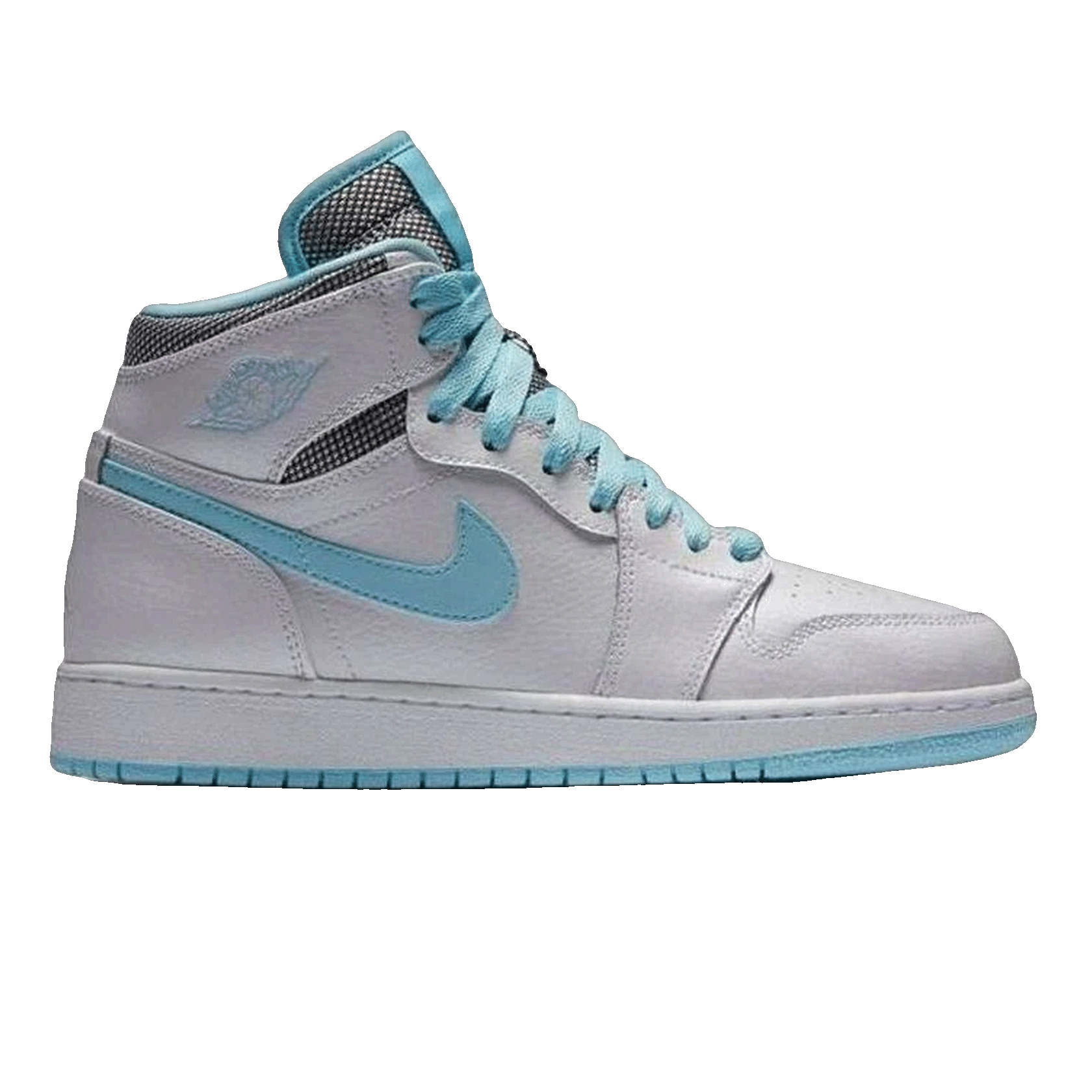 Nike Air Jordan 1 Retro High White Still Blue (GS)