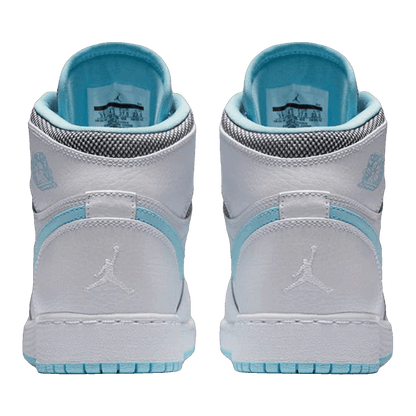 Nike Air Jordan 1 Retro High White Still Blue (GS) Back