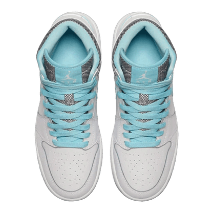 Nike Air Jordan 1 Retro High White Still Blue (GS) Oben