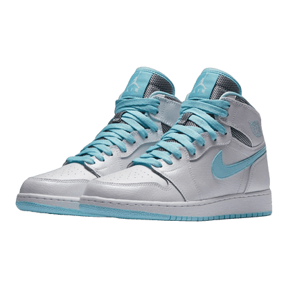 Nike Air Jordan 1 Retro High White Still Blue (GS) Side