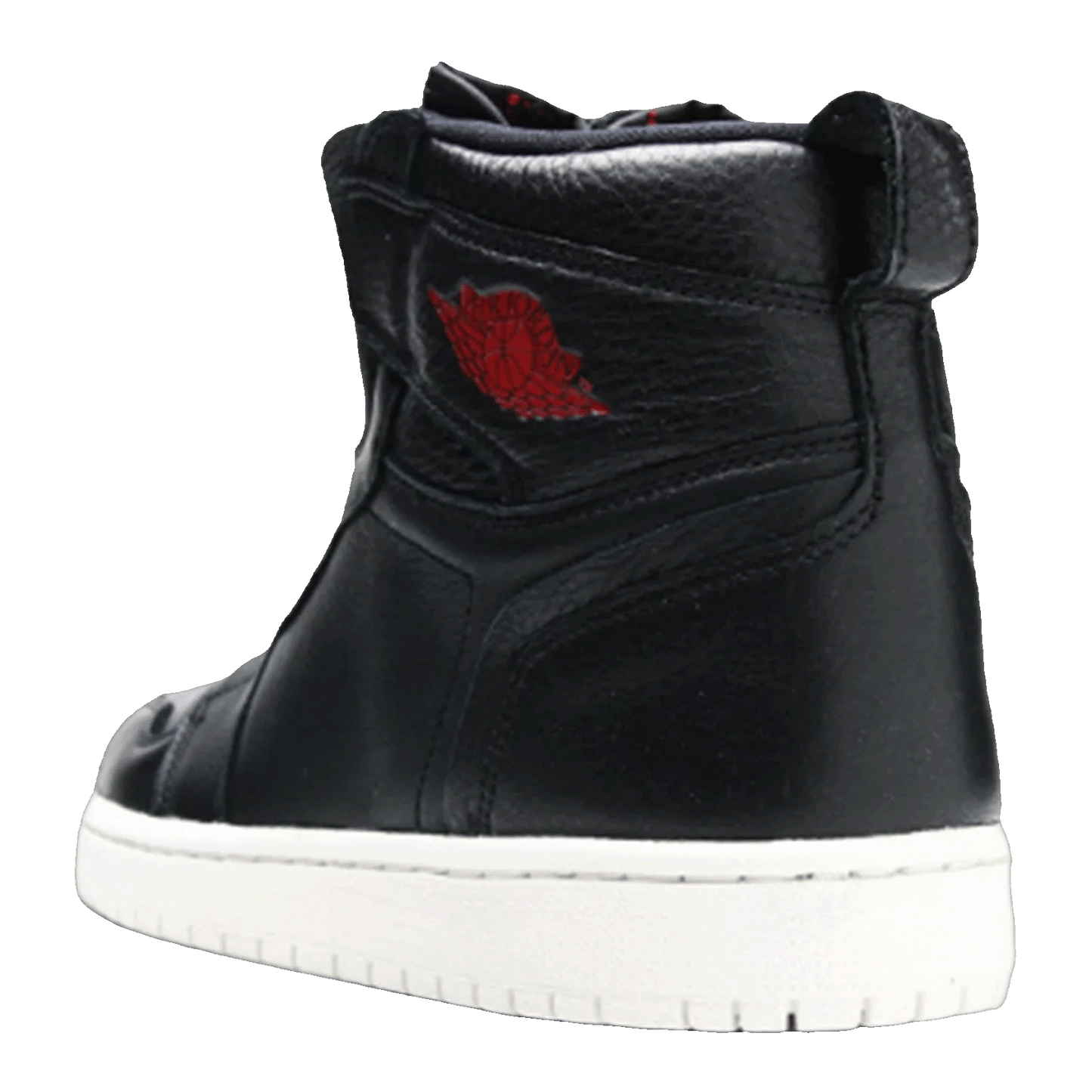 Nike Air Jordan 1 Retro High Zip Black Gym Red Phantom (W) Back