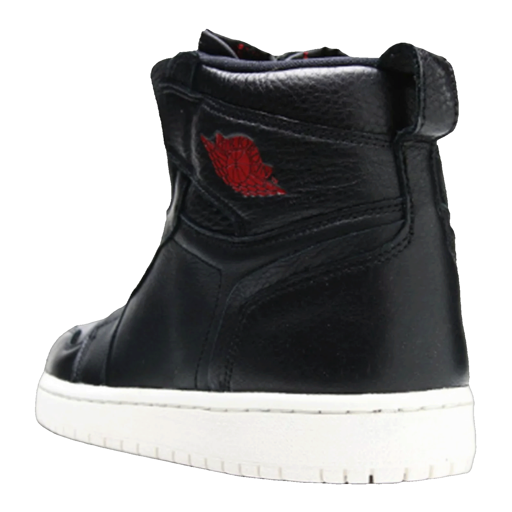 Nike Air Jordan 1 Retro High Zip Black Gym Red Phantom (W) Back