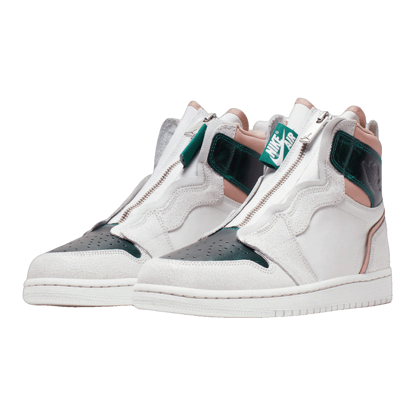 Nike Air Jordan 1 Retro High Zip Mystic Green (W) Side